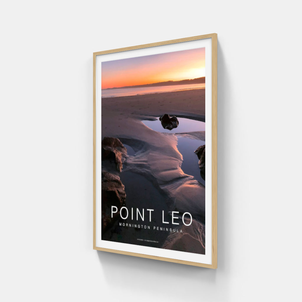 Point Leo Beach poster