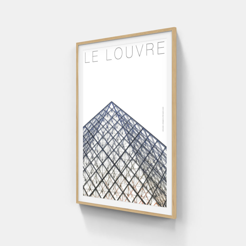 Le Louvre architecture poster