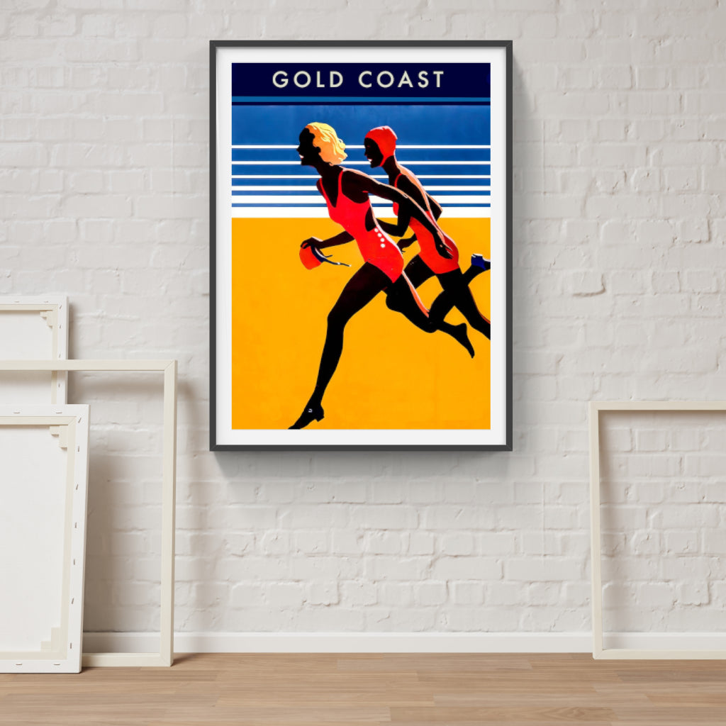 Gold Coast retro poster