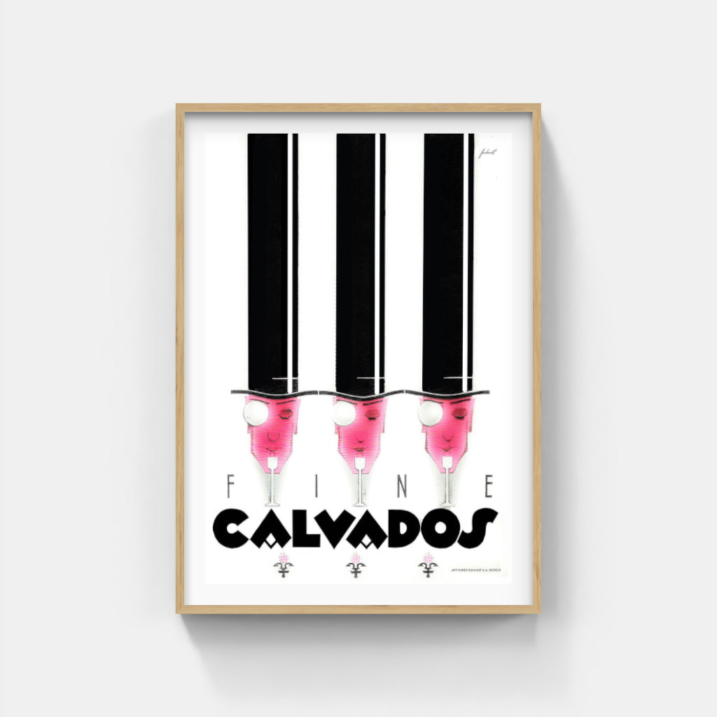 Calvados retro poster