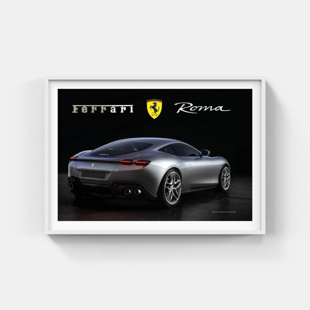 Ferrari Roma poster