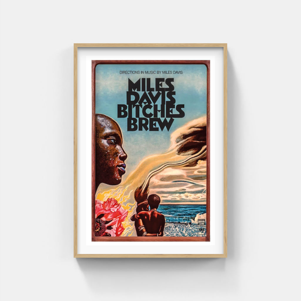 Miles Davis Bitches Brew poster