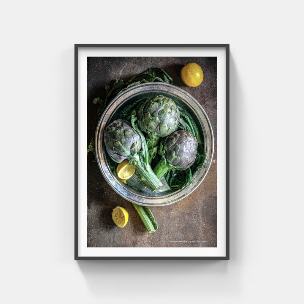 The Artichoke - a delicious spring appetizer poster