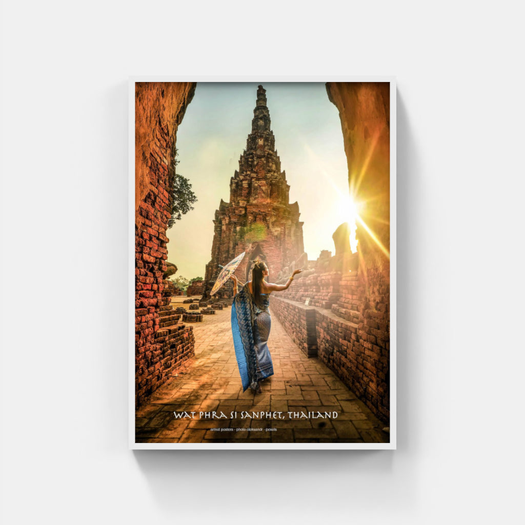 Wat Phra Si Sanphet Thailand poster