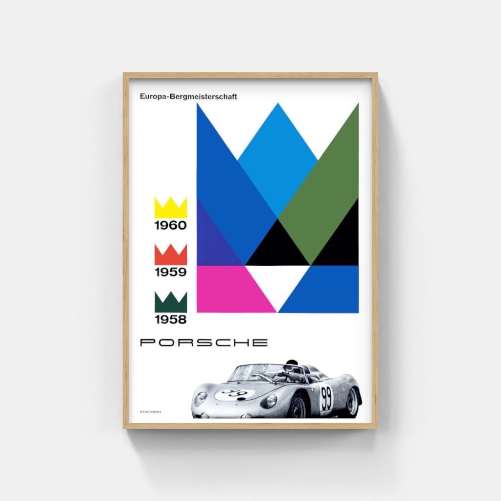 Porsche Europa Hillclimb poster