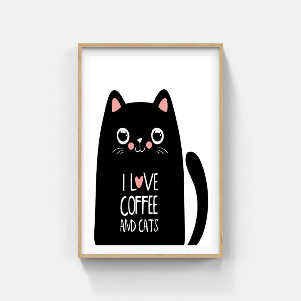 Coffee Cat poster