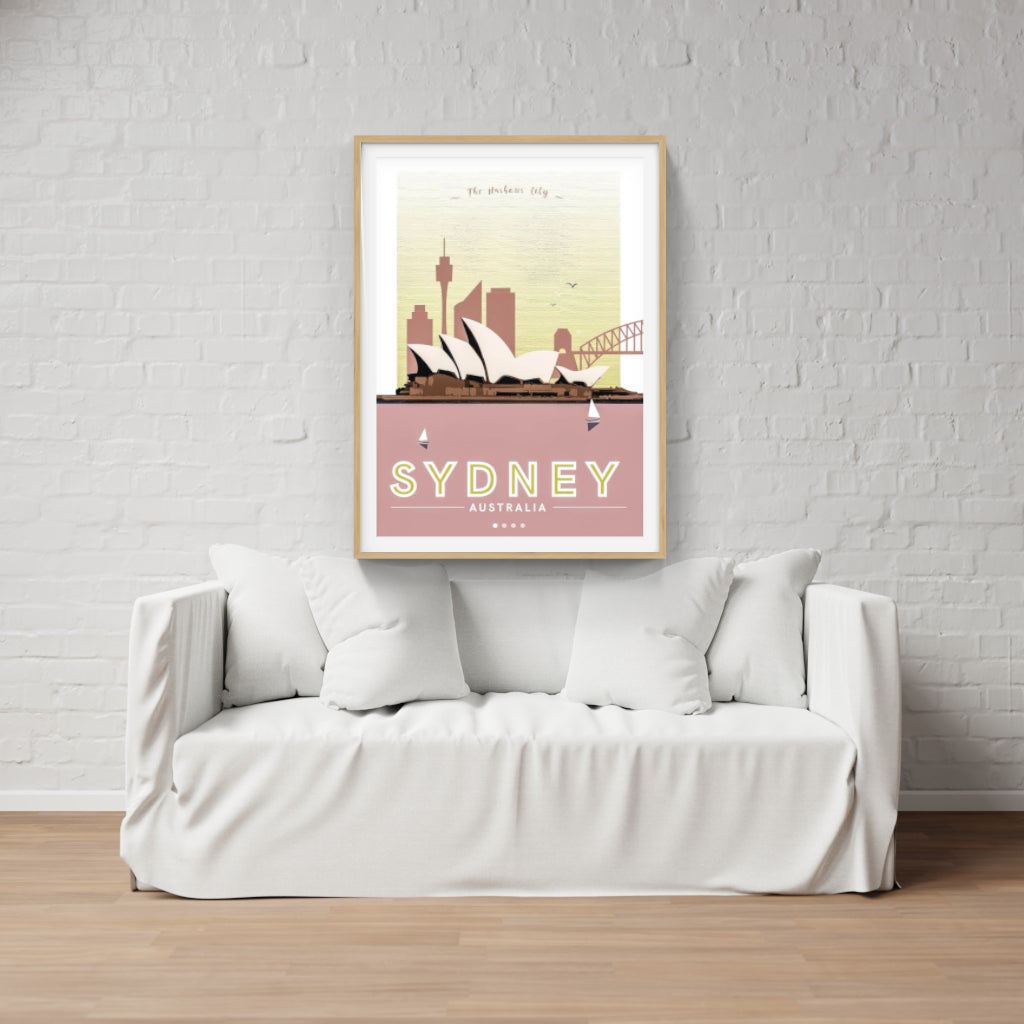 Sydney retro poster