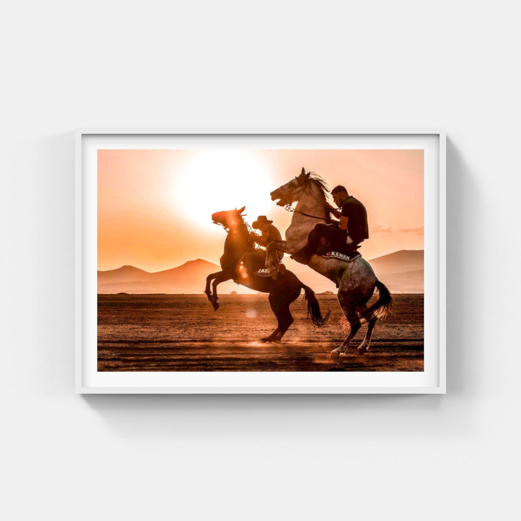 Double Rodeo horse poster