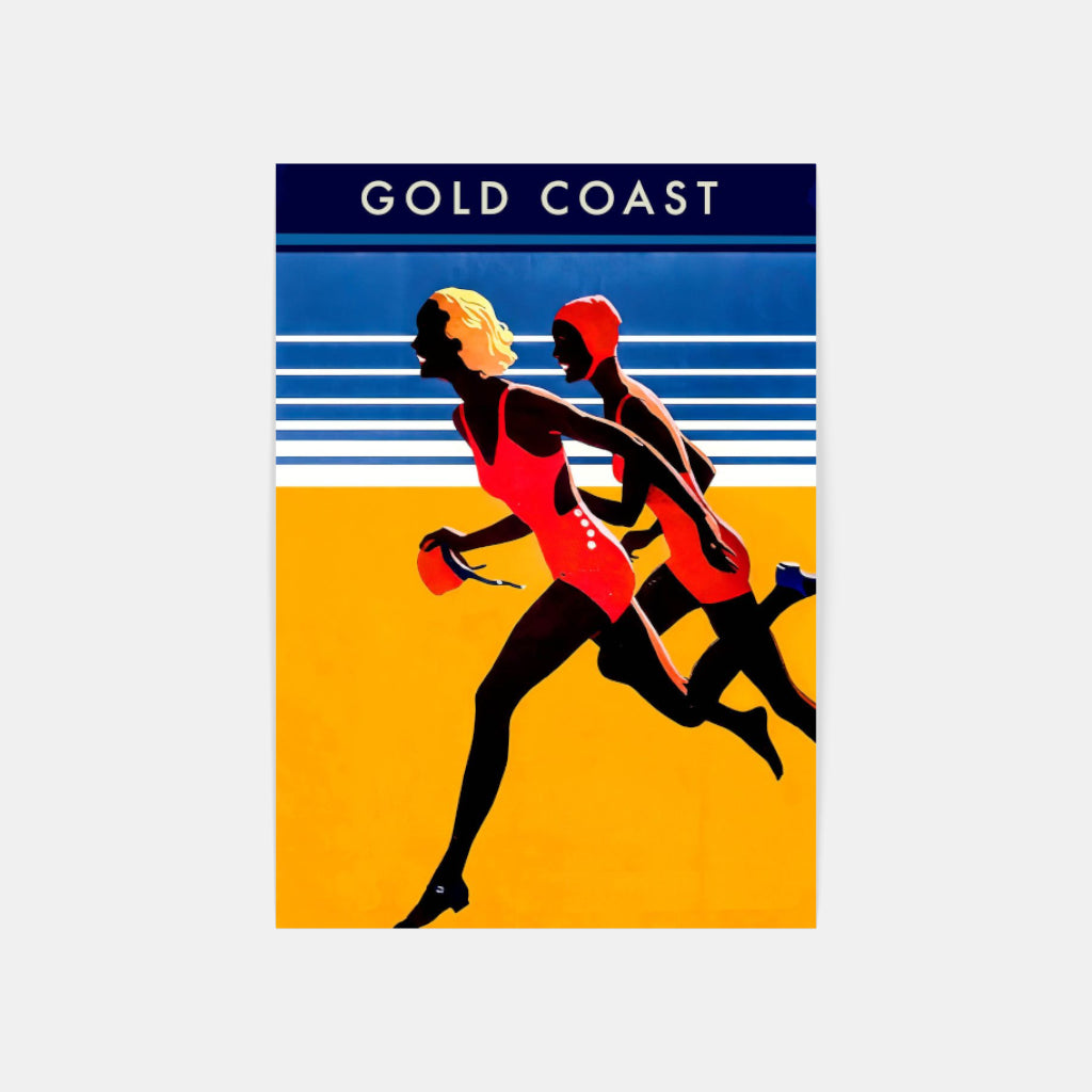 Gold Coast retro poster