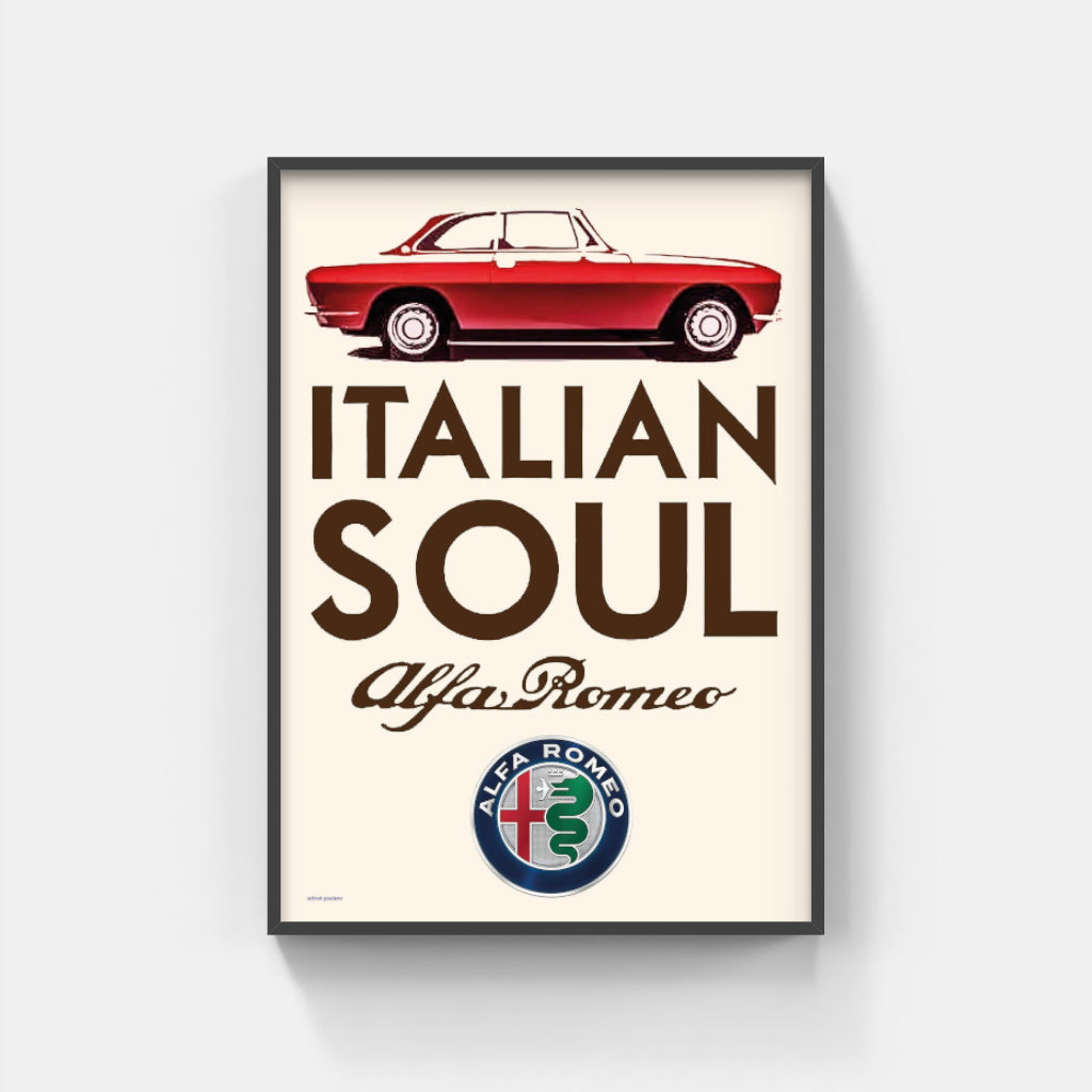 Alfa Romeo GTV car poster