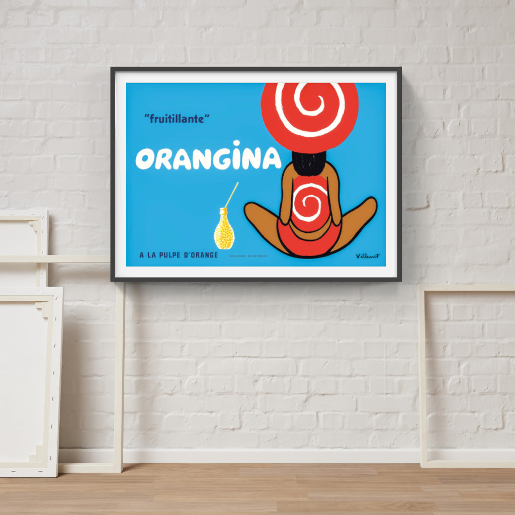 Orangina - Bernard Villemot poster