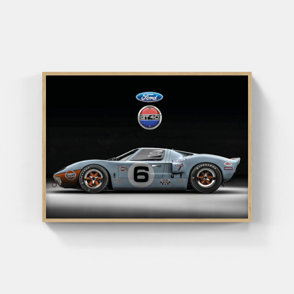 Ford GT40 poster