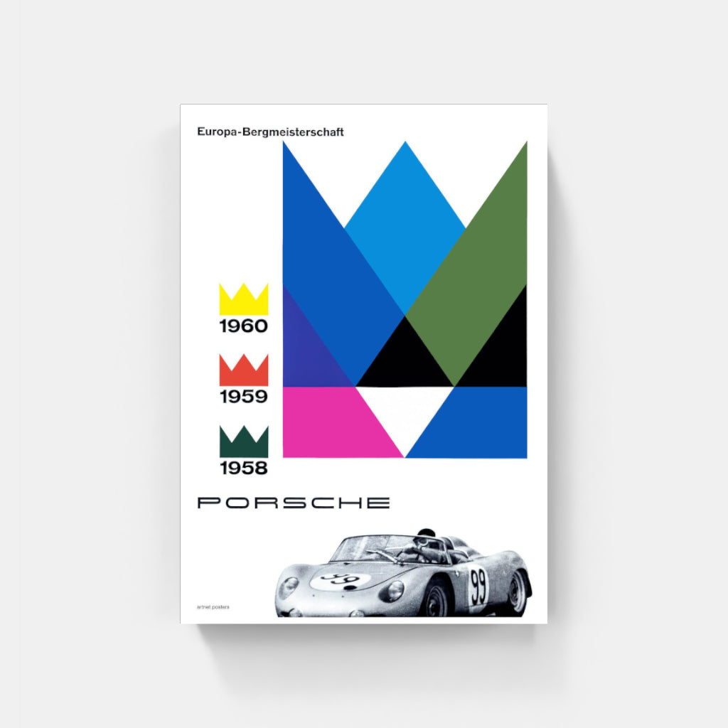 Porsche Europa Hillclimb poster