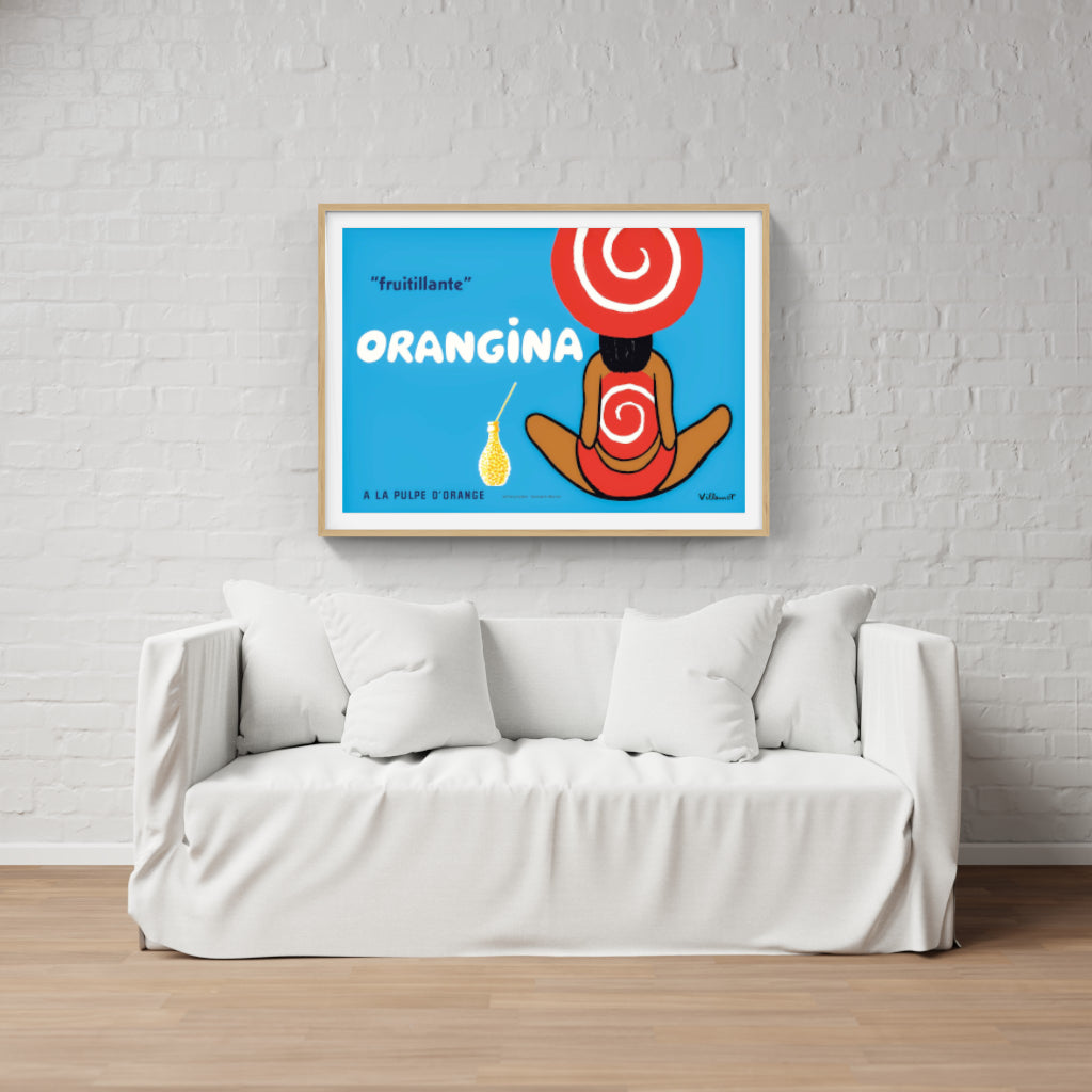 Orangina - Bernard Villemot poster