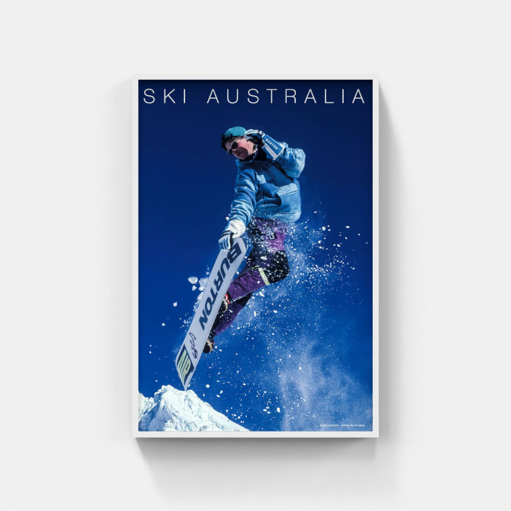 Snowboarding Australia poster