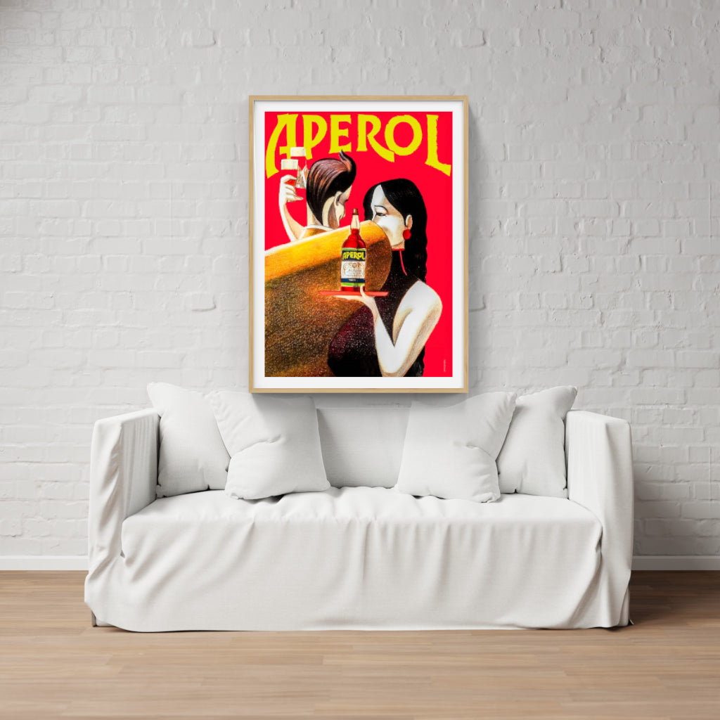 Aperol Spritz vintage poster