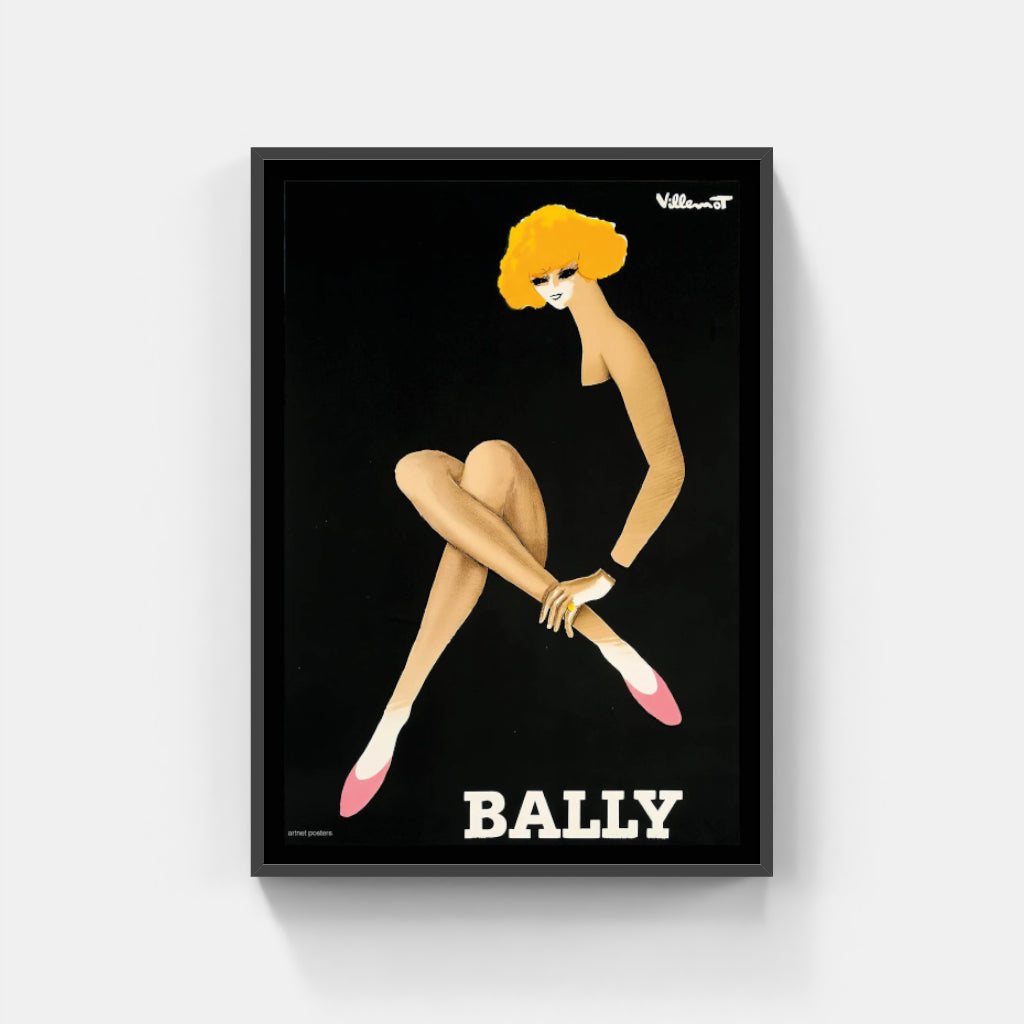 Bally by Villemot 1964 poster