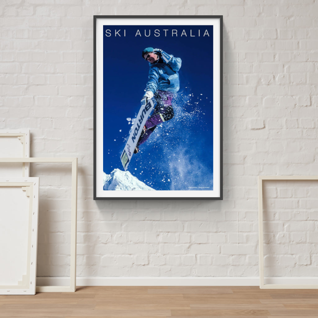 Snowboarding Australia poster