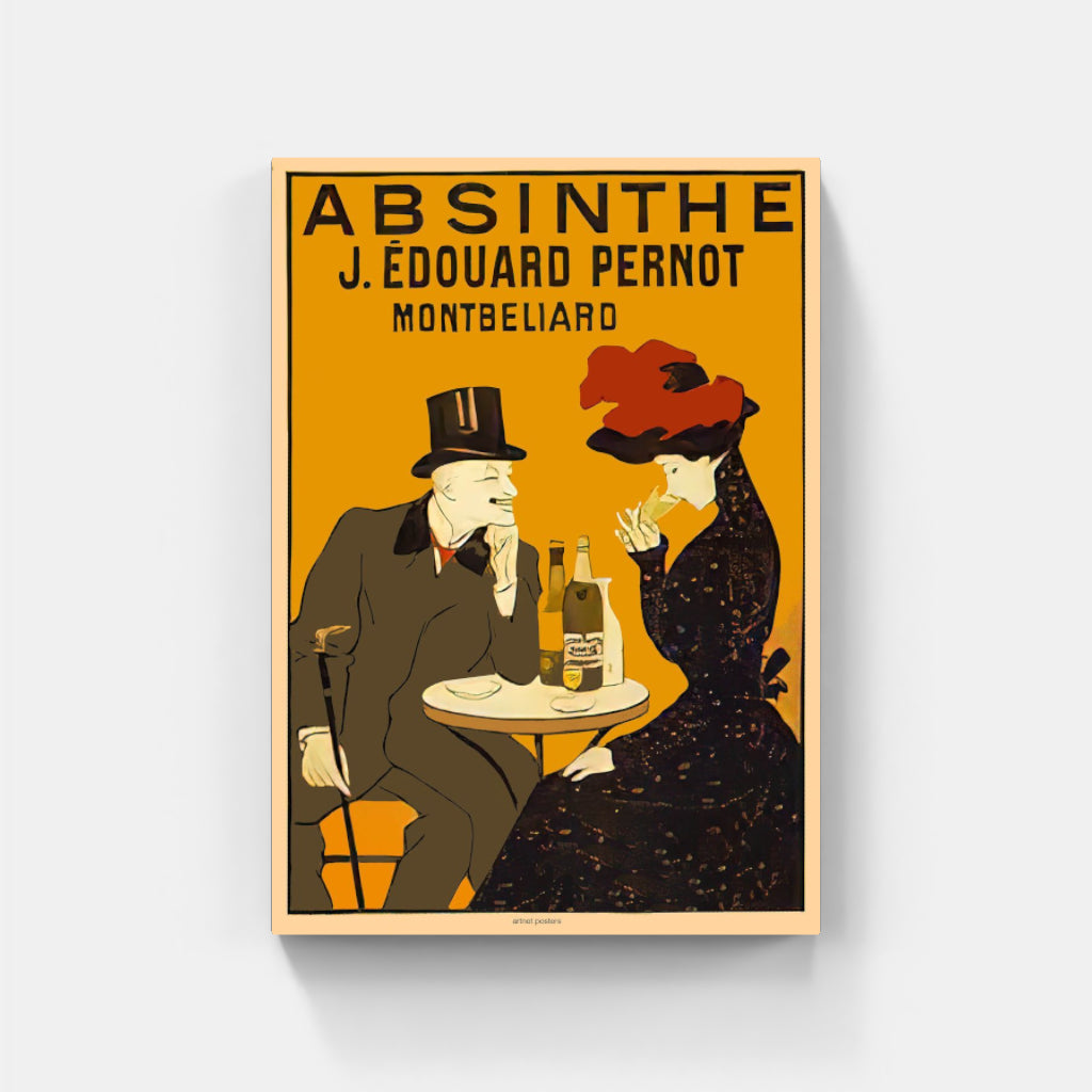 Absinthe makes the Heart Grow Fonder - retro poster