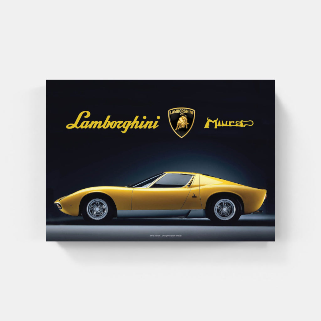 Lamborghini Miura poster