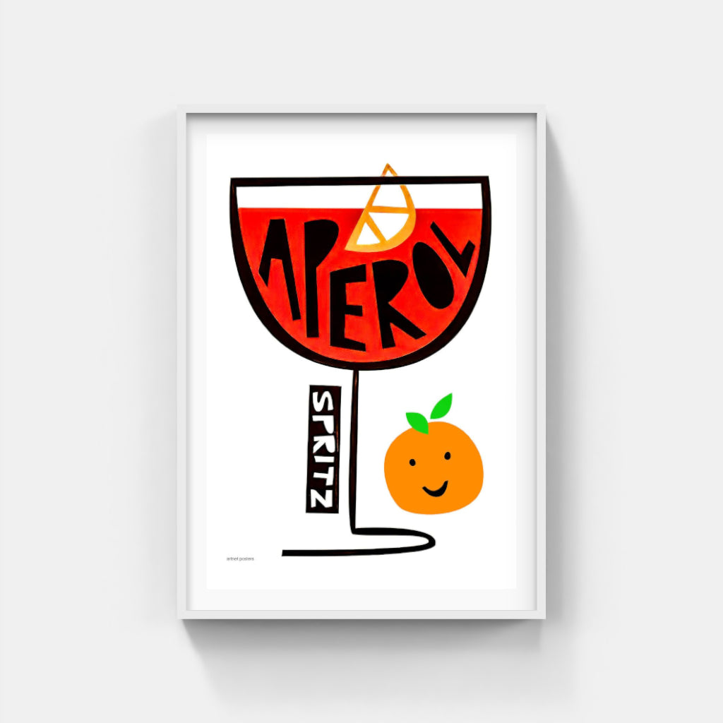 Aperol Spritz retro poster