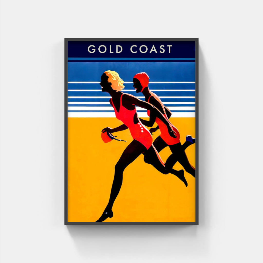 Gold Coast retro poster