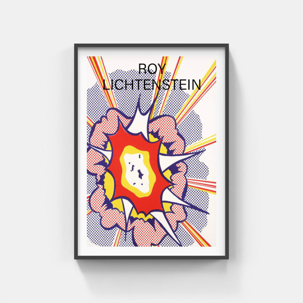 Explosion - Roy Lichtenstein poster