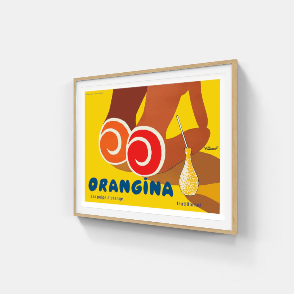 Orangina - Bernard Villemot poster