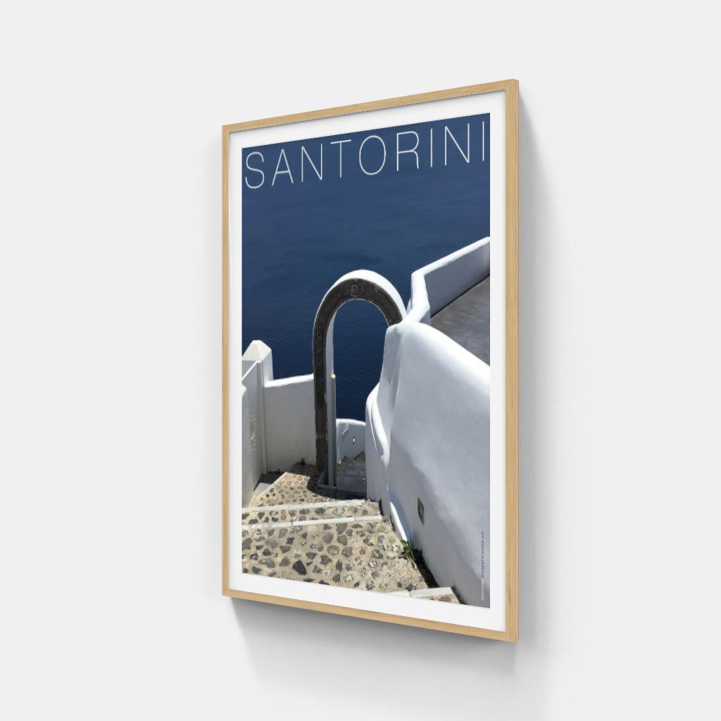 Santorini Archway - Greece poster