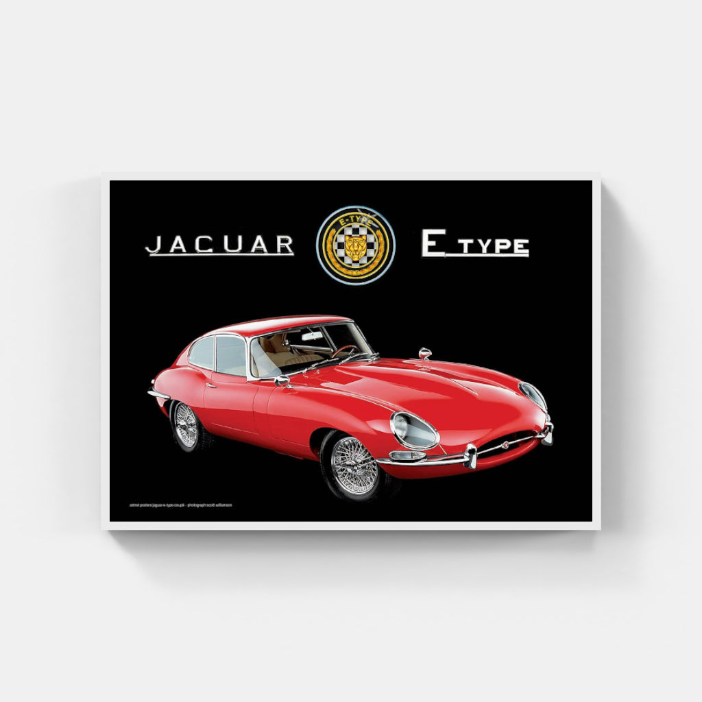 Jaguar E-Type Coupe poster