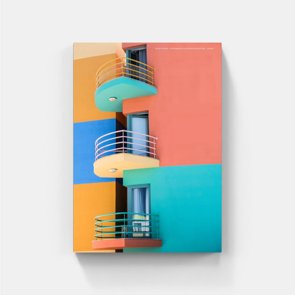 Marina de Albufeira, Portugal - architectural poster