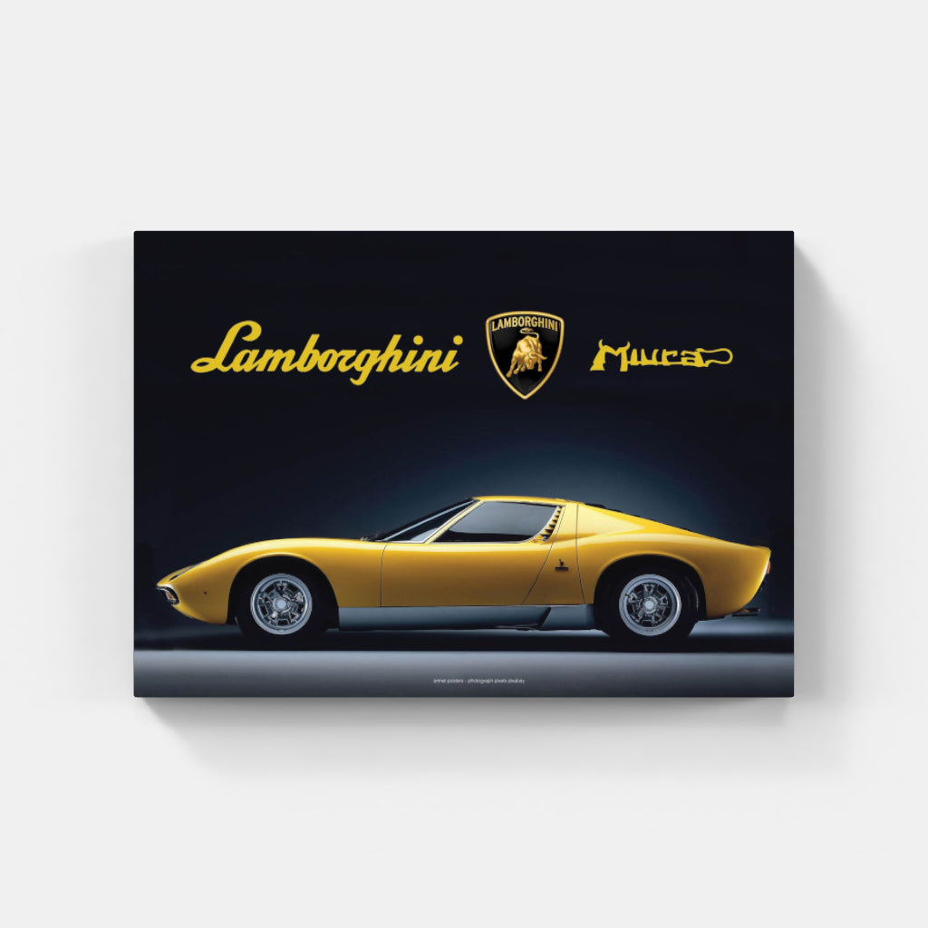 Lamborghini Miura poster