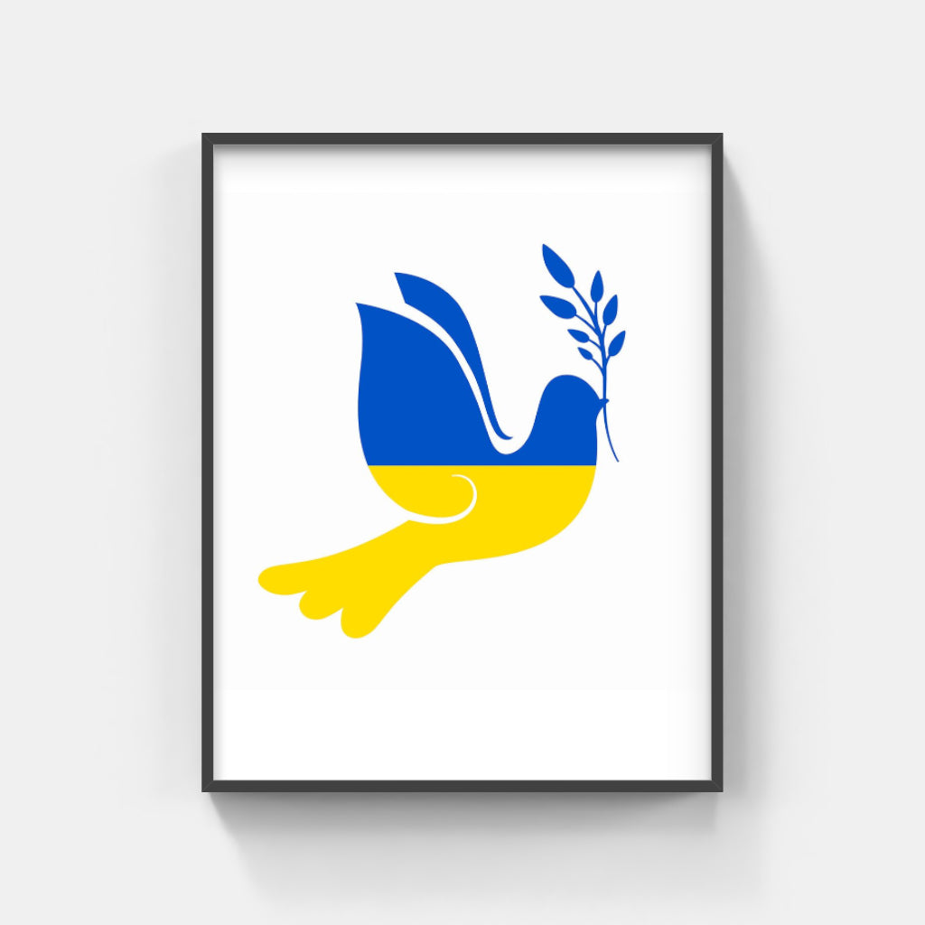 Ukraine Peace Dove poster