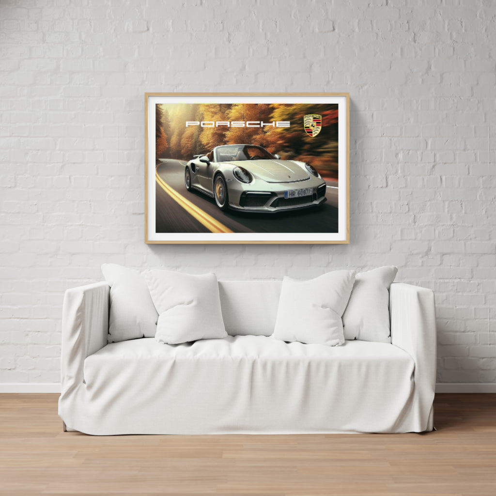 Porsche 911 Cabriolet poster