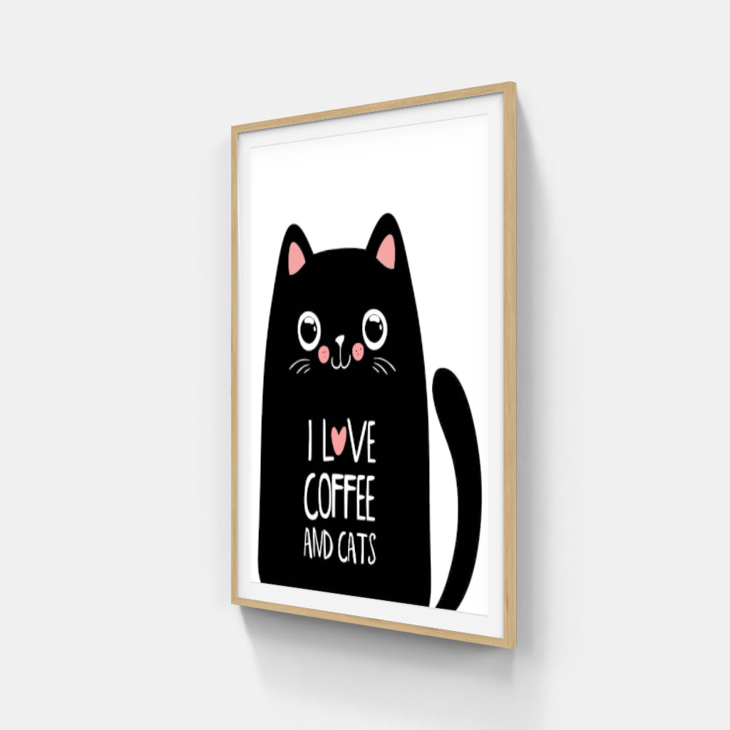 Coffee Cat poster