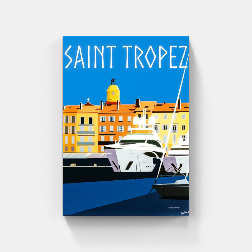 St Tropez retro poster