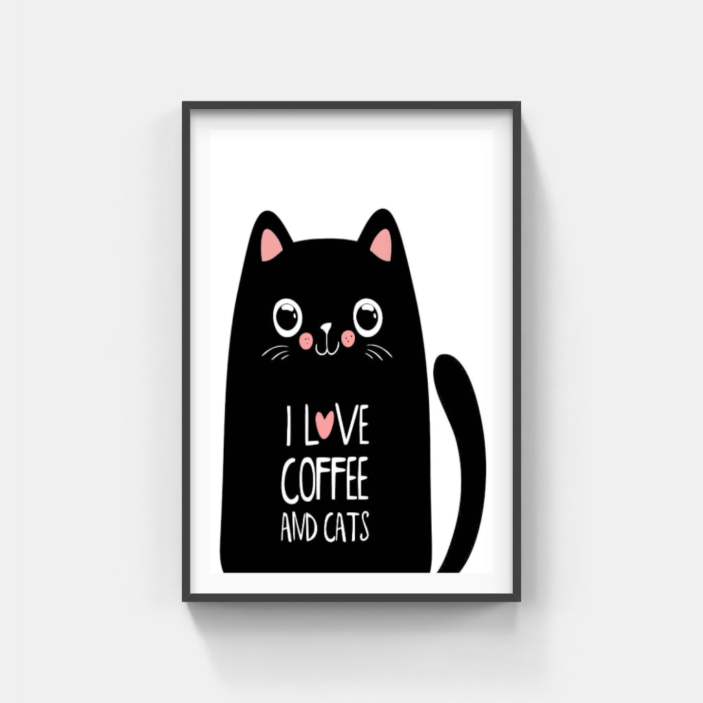 Coffee Cat poster