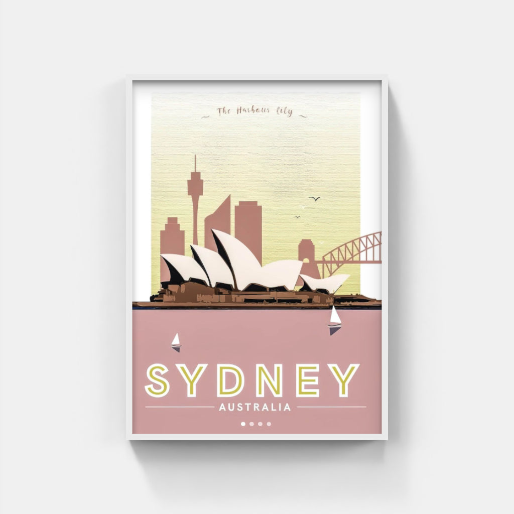 Sydney retro poster