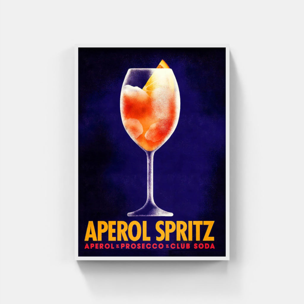 Aperol Spritz retro poster