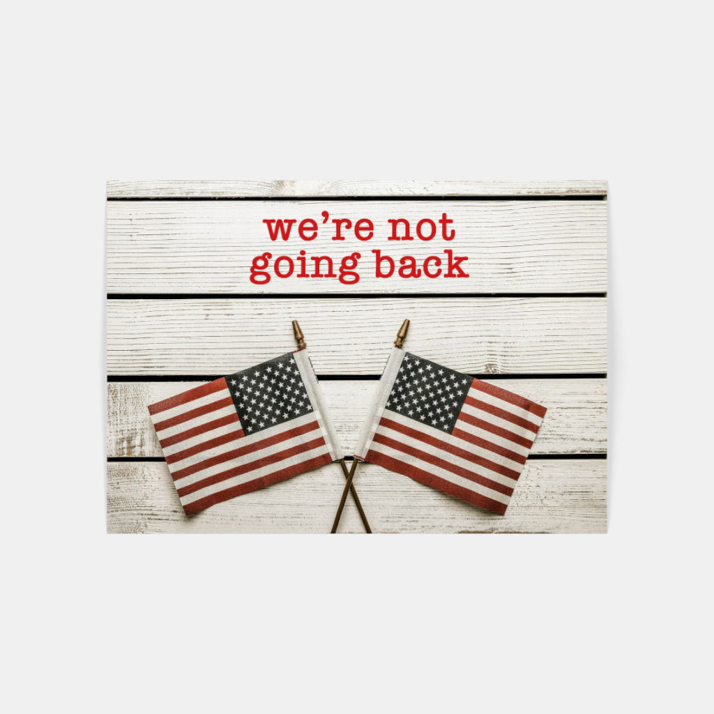 We're Not Going Back poster