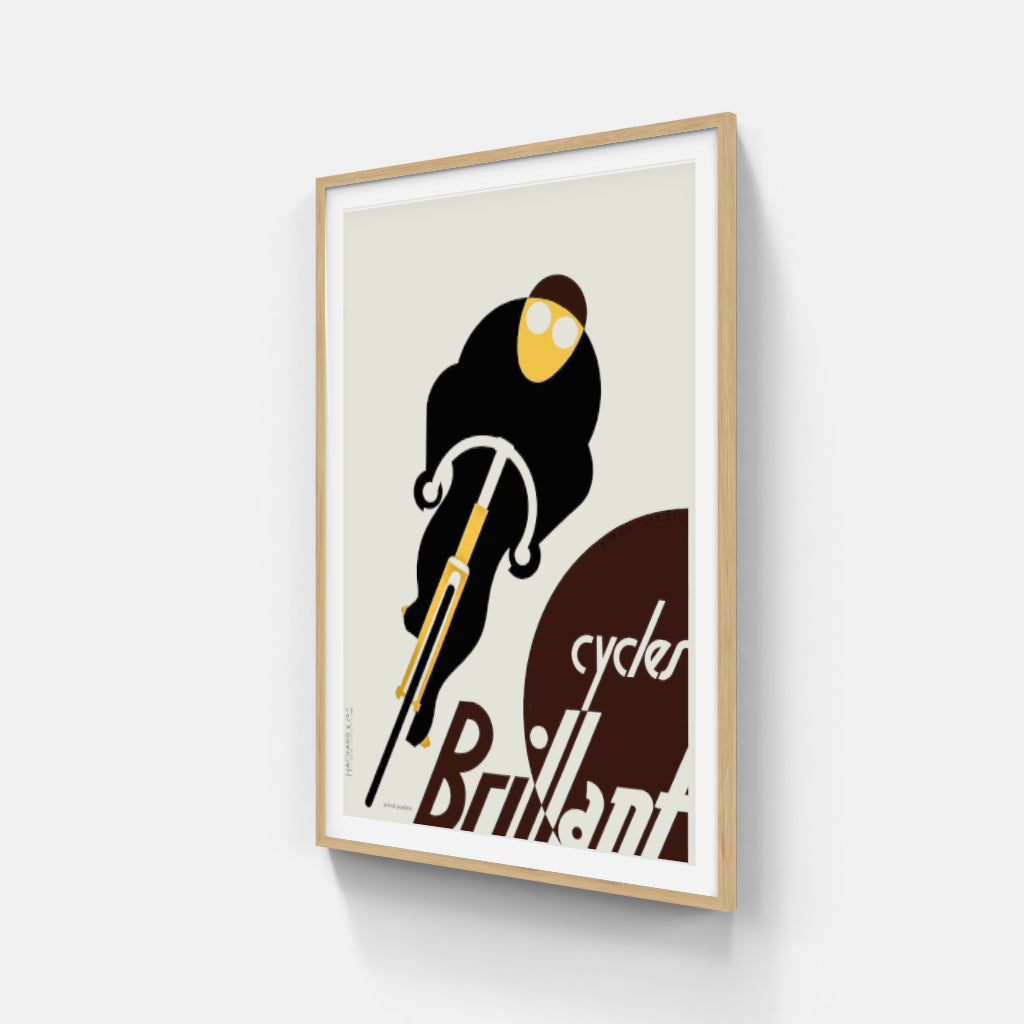 Brillant Cycles retro poster