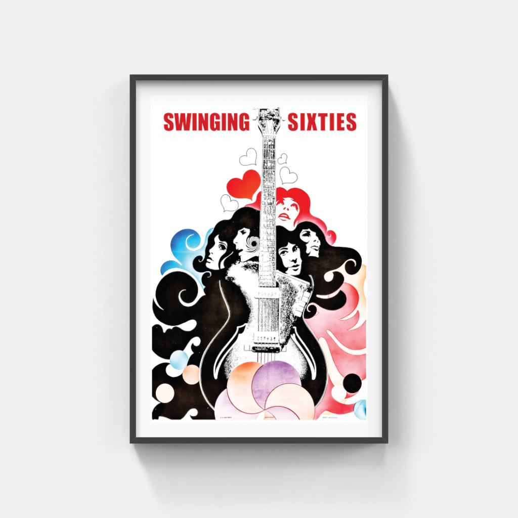 Swinging Sixties retro poster