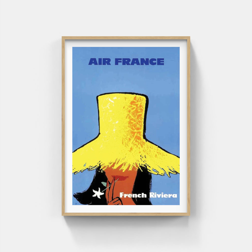 Air France Riviera - travel poster