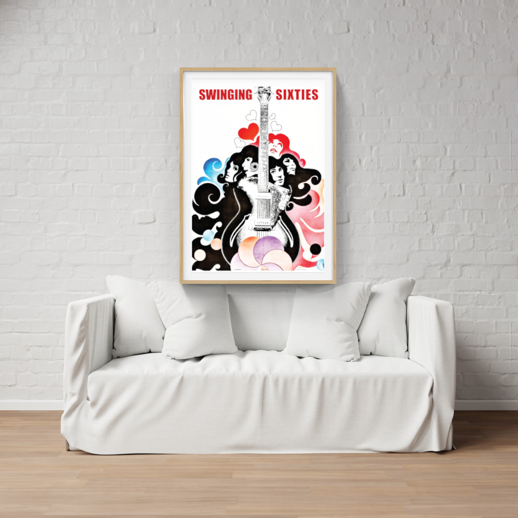 Swinging Sixties retro poster