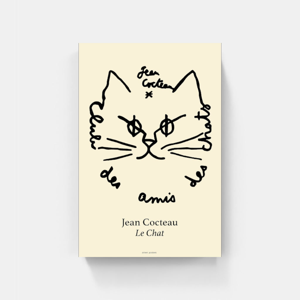 Jean Cocteau Cat Club poster