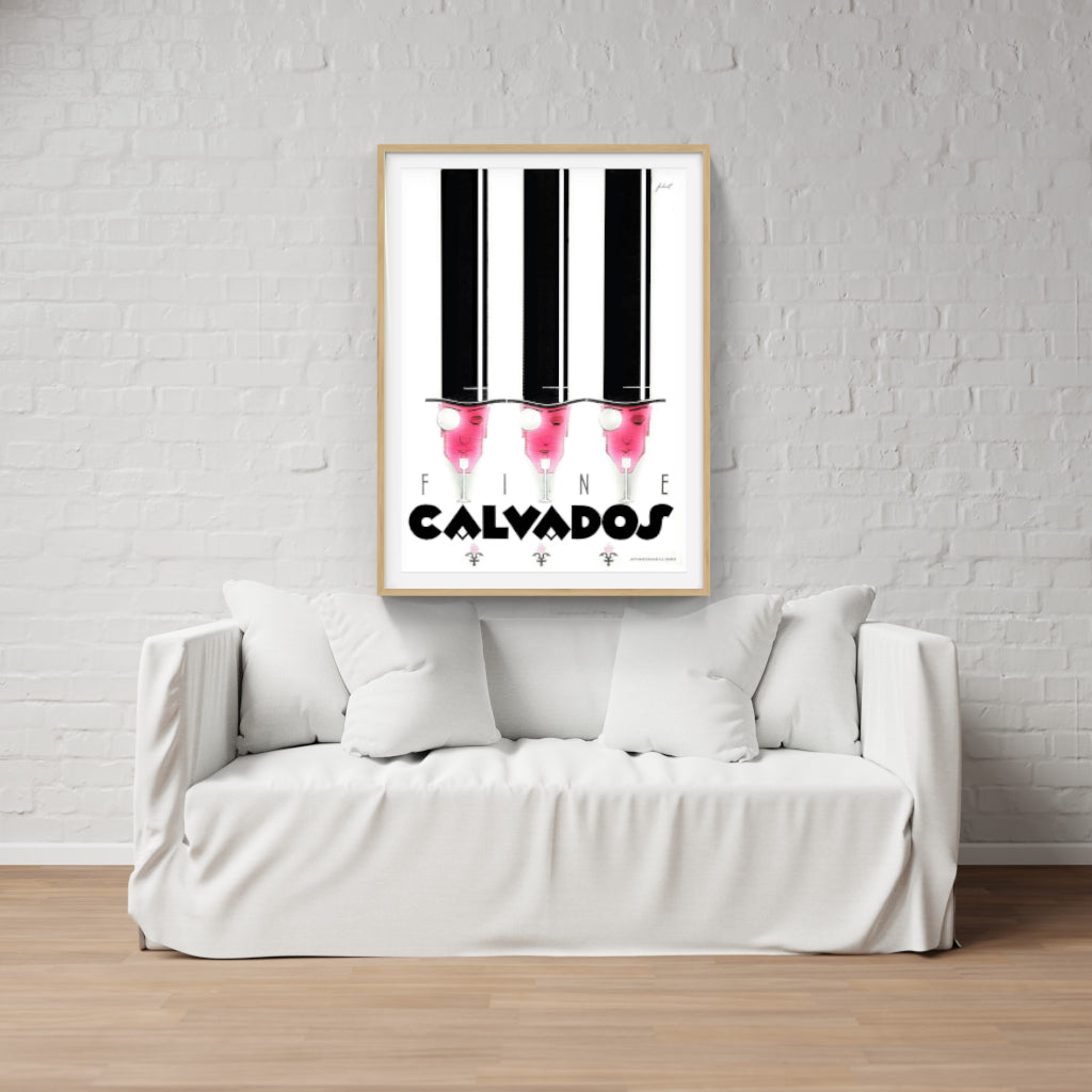 Calvados retro poster