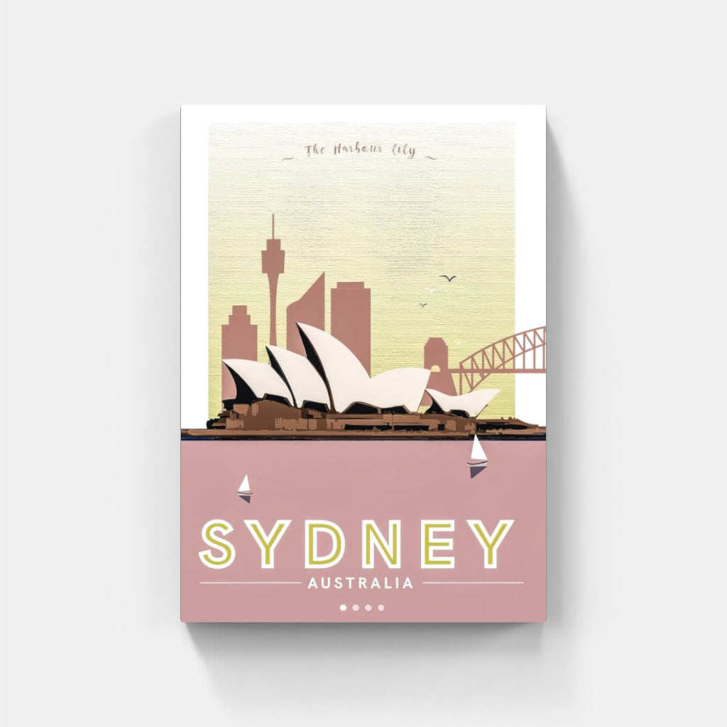 Sydney retro poster