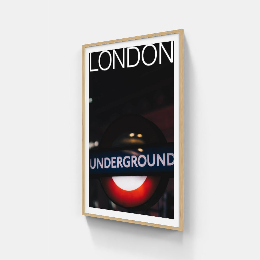 London Underground poster