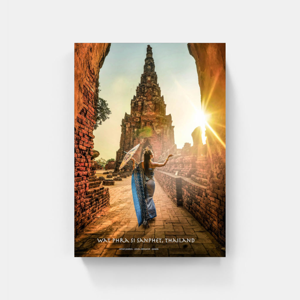 Wat Phra Si Sanphet Thailand poster