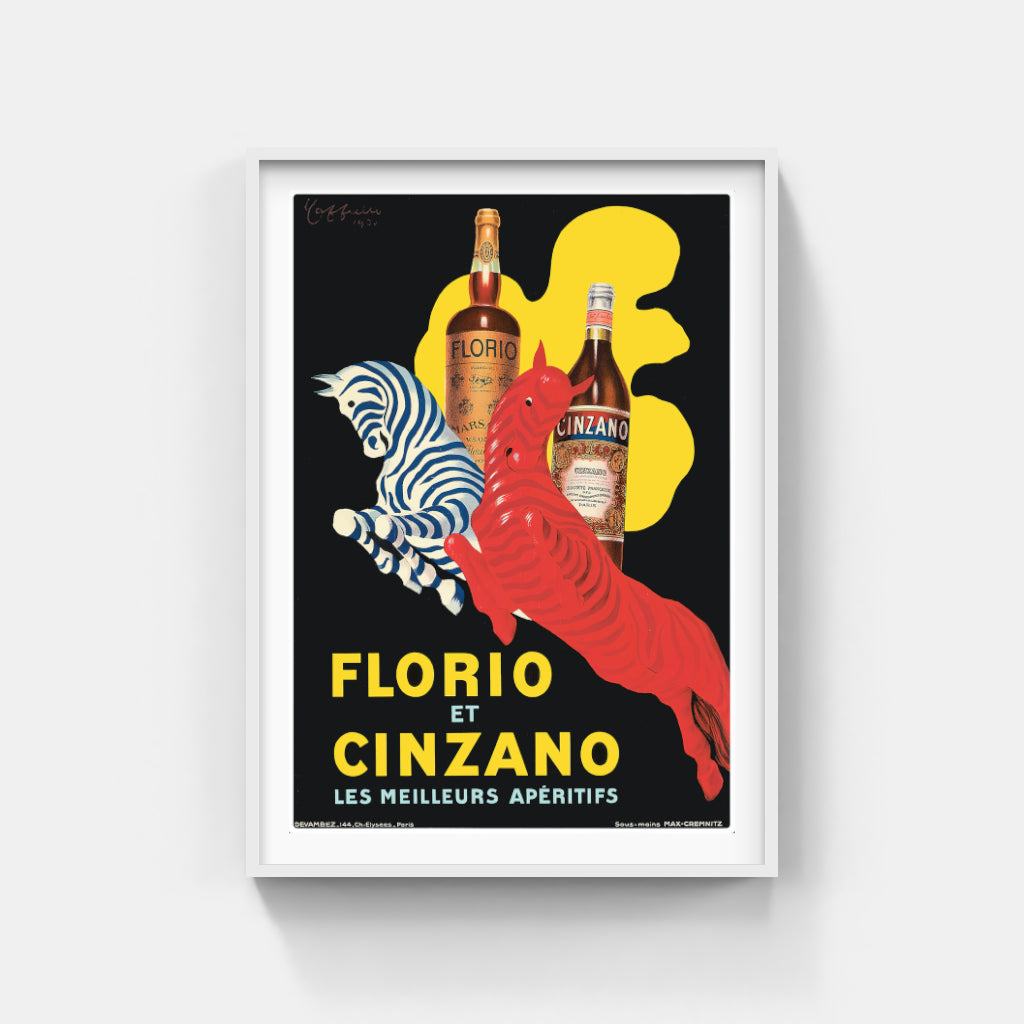 Cinzano et Florio poster